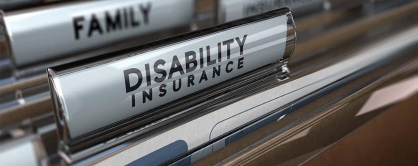 Folder with Disability Insurance tab